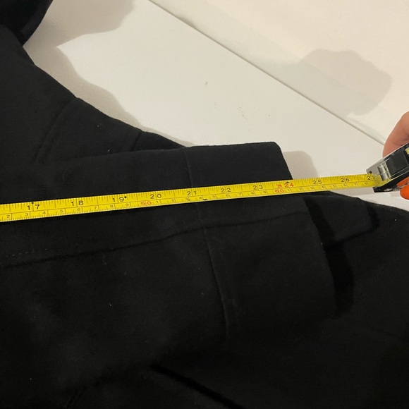 Old Navy Sz Med Black Pea Coat. - Picture 15 of 17